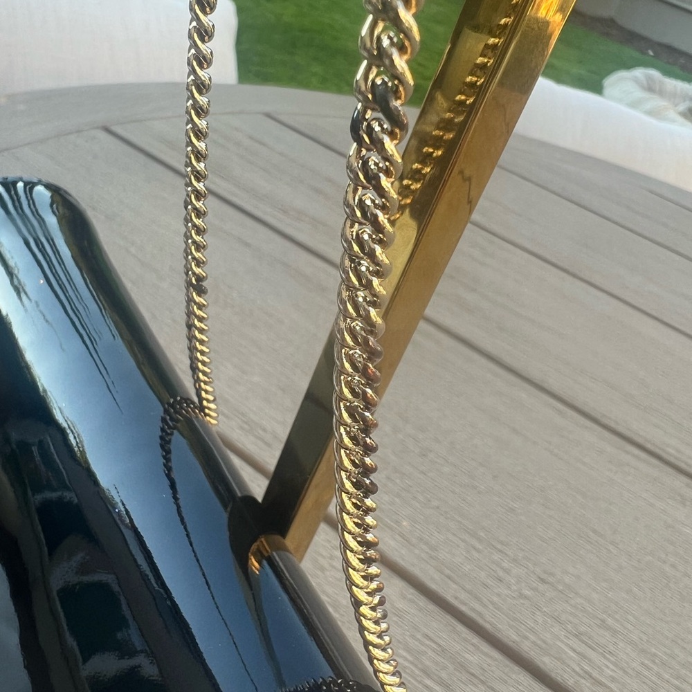 Versace Black Crossbody Bag with Gold Medusa Accent - Picture 3 of 8